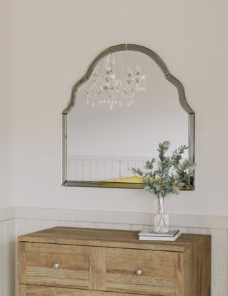 An Image of M&S Madrid Curved Wall Mirror