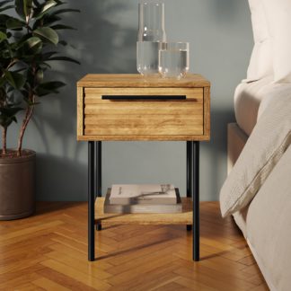 An Image of Bryant 1 Drawer Bedside Natural