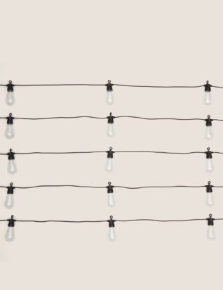 An Image of M&S Lantern Festoon Outside Solar Lights