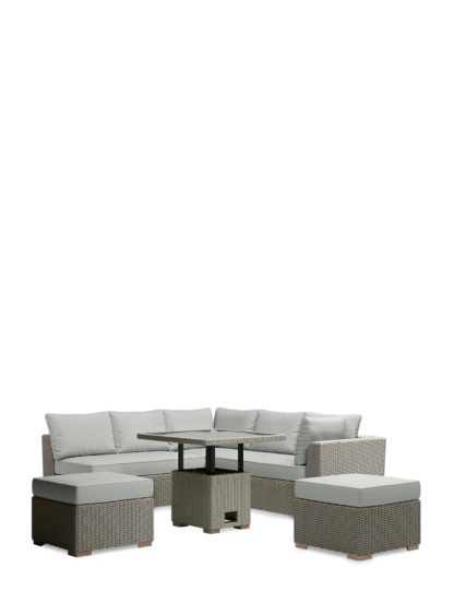 An Image of M&S Marlow Rattan 7 Seater Garden Living Set