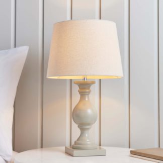 An Image of Andrea Table Lamp - Taupe