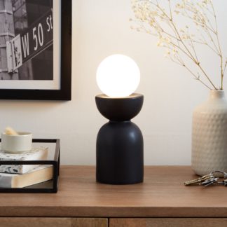 An Image of Elements Lunebar Table Lamp Black