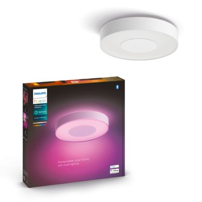 An Image of Philips HUE Xamento Smart LED Ceiling Light White
