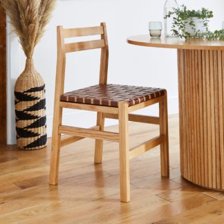 An Image of Amari Dining Chair Natural Ash (Brown)