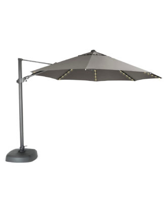 An Image of Kettler 3.5m Free Arm Parasol with Lights & Speaker