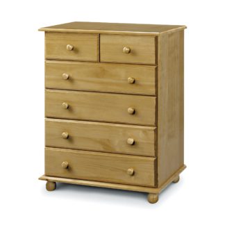 An Image of Pickwick Antique Pine 4 + 2 Drawer Chest