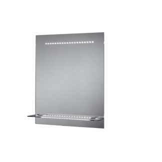 An Image of Bathstore Grenada LED Shelf Mirror