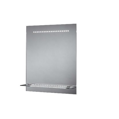 An Image of Bathstore Grenada LED Shelf Mirror