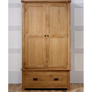 An Image of Malvern Oak Combination Wardrobe