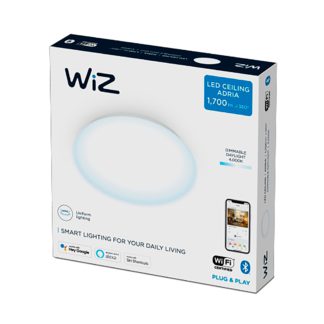 An Image of WiZ Adria Integrated LED Smart Ceiling Light, Cool White White