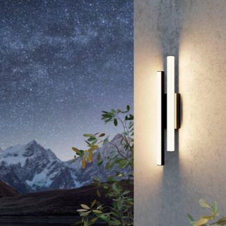 An Image of Eglo Serricella Outdoor LED Wall Light