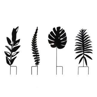 An Image of Jungle Black Ground Stakes - 45cm (Assorted Designs)