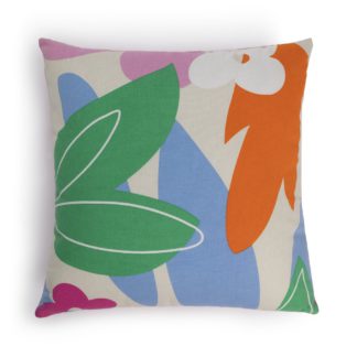 An Image of Palm Print Scatter Outdoor Cushion 43x43cm