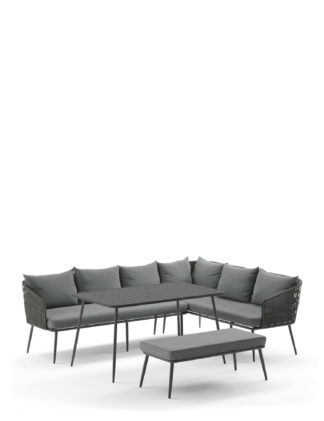 An Image of M&S Melbourne 8 Seater Garden Corner Lounge Set