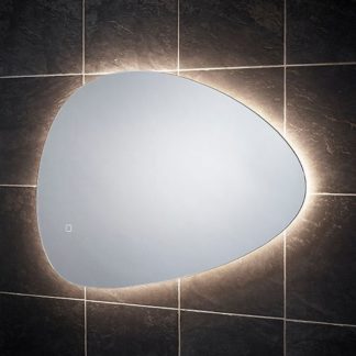 An Image of Astrid Shaped Backlit Led Mirror