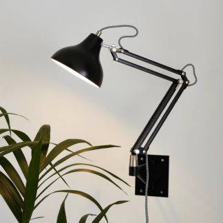 An Image of Archibald Articulated Black Wall Light Black