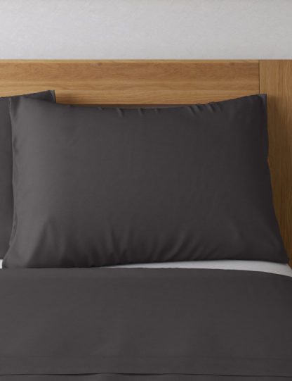 An Image of M&S 2 Pack Bamboo Cotton Blend Sateen Pillowcases
