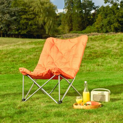 a23c2ba01bd135d927cd02b871a393aff0b6024d811139189b90c849bb5cc02a.jpg An Image of Padded Butterfly Folding Chair Tiger Lily