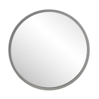 An Image of Round Mirror - Silver - 50cm