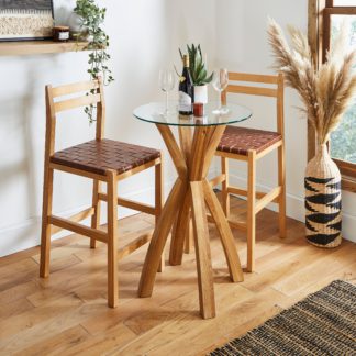 An Image of Amari Bar Stool Natural Ash (Brown)