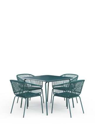 An Image of M&S Lois 4 Seater Dining Table & Chairs