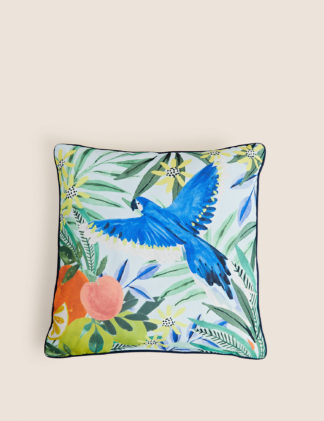 An Image of M&S Set of 2 Tropical Print Outdoor Cushions