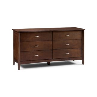 An Image of Minuet Wenge 6 Drawer Wide Chest