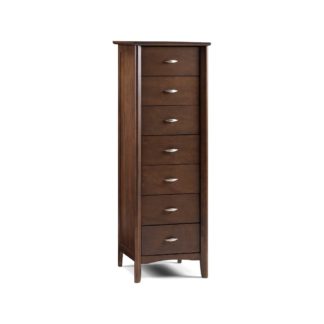An Image of Minuet Wenge 7 Drawer Narrow Chest