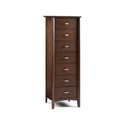 An Image of Minuet Wenge 7 Drawer Narrow Chest