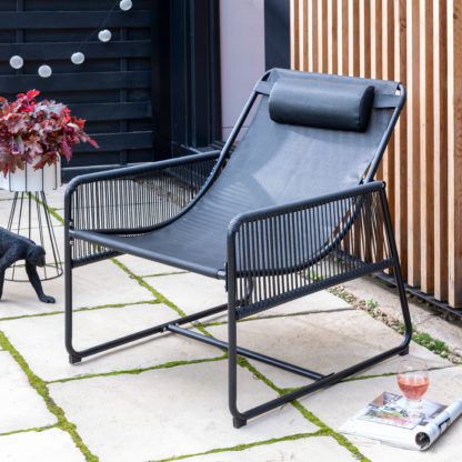 An Image of Elements Garden Lounge Chair Olive Olive