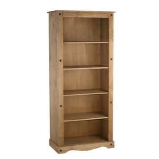 An Image of Corona Pine Tall Bookcase