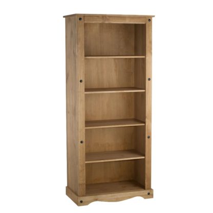 An Image of Corona Pine Tall Bookcase