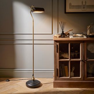 An Image of Natural History Museum Banker Floor Lamp Black