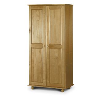 An Image of Pickwick Antique Pine 2 Door Wardrobe