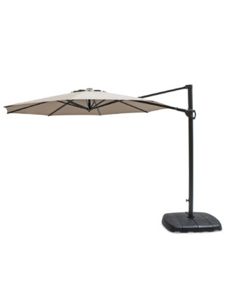 An Image of Kettler 3m Round Free Arm Parasol with Frame & Base