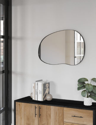 An Image of M&S Metal Irregular Wall Mirror