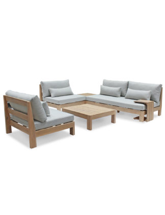 An Image of Kettler Beach 4 Seater Garden Low Sofa Set