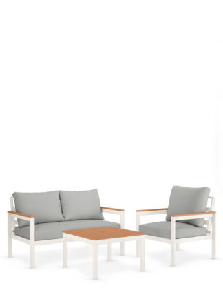 An Image of M&S Porto 7 Seater Lounge Dining Set