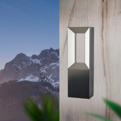 An Image of Eglo Riforano Outdoor LED Pedestal Light