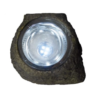 An Image of Homebase Edit Large Rock Solar Lights - 3 Pack