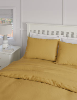 An Image of M&S 2 Pack Pure Cotton 180 Thread Count Pillowcases