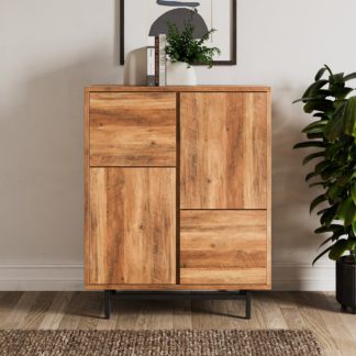 An Image of Fulton Tall 4 Door Cabinet Pine Fulton Pine