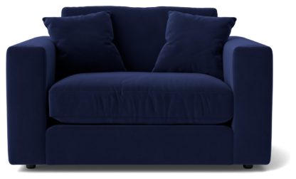 0c85421331fabc8158fada1a4eb0abc60c01ceff68ffea8984f0c544dcc95973.jpg An Image of Swoon Althaea Velvet Cuddle Chair - Taupe