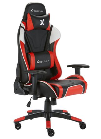 An Image of X Rocker Agility Sport Office Gaming Chair - Red