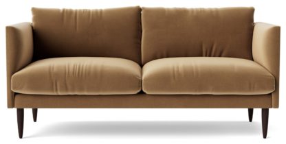1919ec84fa70e230eb3d41bee92d33e4be513fa55888d6f240c930699da07805.jpg An Image of Swoon Luna Fabric 2 Seater Sofa - Indigo Blue