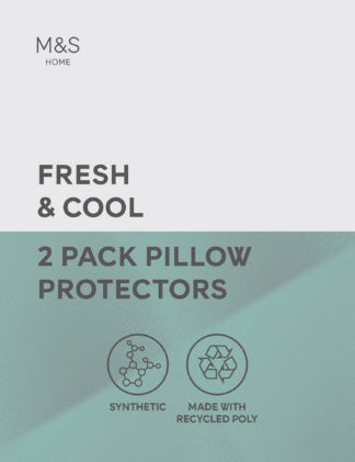 An Image of M&S 2pk Fresh and Cool Pillow Protectors