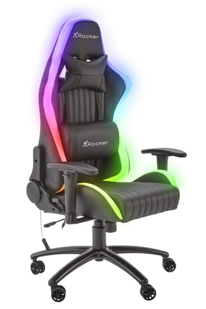 An Image of X Rocker Alpha RGB Neo Motion LED eSports Gaming Chair