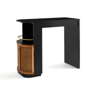 An Image of Franco Statement Bar Table Black