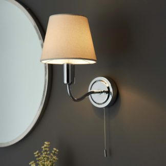 An Image of Naim Bathroom Wall Light - Chrome Effect