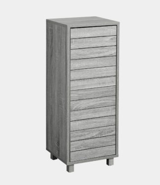 An Image of Lloyd Pascal Maia 1 Door Cabinet - Grey
